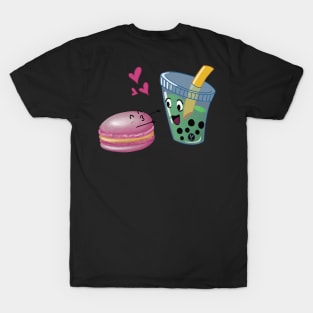 Macaron Loves Boba T-Shirt